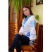 Embroidered blouse "Cool Breeze"